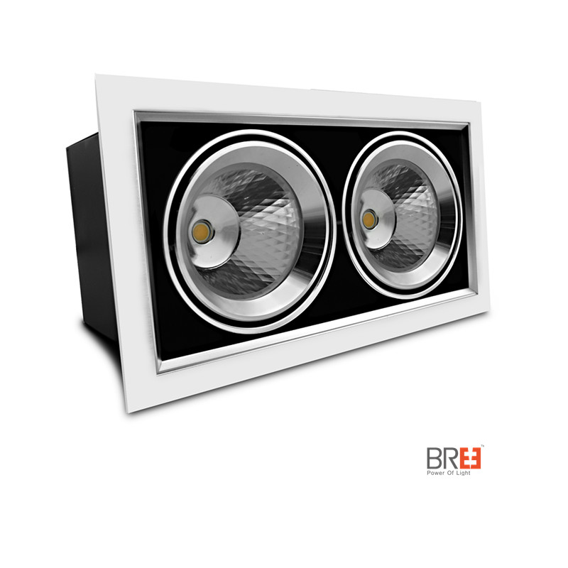 ühe topelt või kolmekordse pea võre hämardamisvõimalusega led - downlight led - downlight square koos 360 - kraadise nurga kallutamine