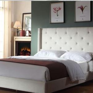 magamistoa polsterdatud headboard modernne stiil king size kangast voodi komplektid