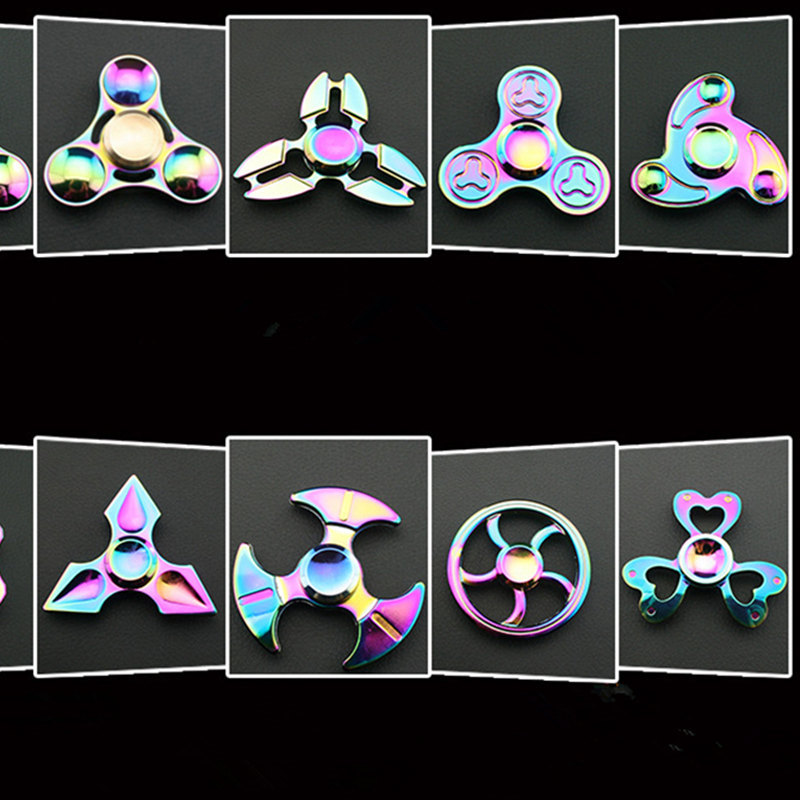 Alloy Miotalach Alloy Dazzle Dath Rotate Hand Spinner sníomh barr peg-top