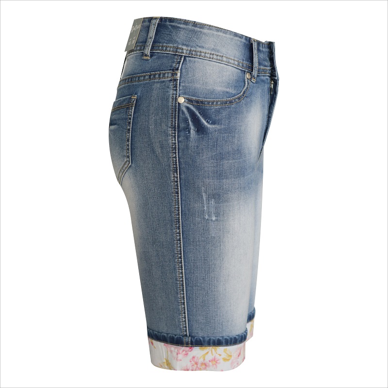 priontáil haem 3/4 denim jeans WS10125
