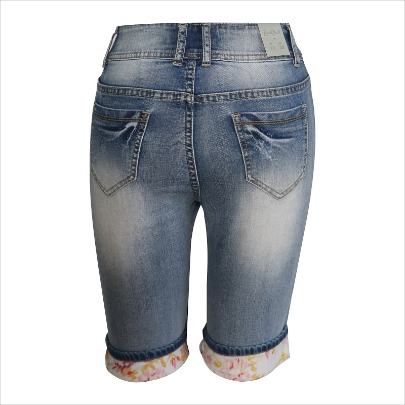 priontáil haem 3/4 denim jeans WS10125