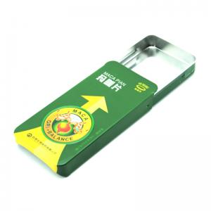 Bosca stáin dronuilleogach beag do mhionlaigh, táirgí sláinte