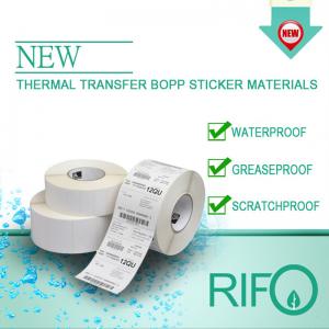 Rolla Príobháideach Aistrithe Teirmeach Lipéad greamaitheach Féin Barcode Féin