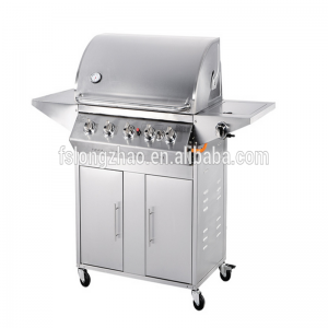 5 dóirí cruach dhosmálta gás beefmaster lasmuigh bbq grill