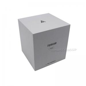 Logo Clóbhuailte Silver Foil Logo Féach ar Bosca Pacáistiú