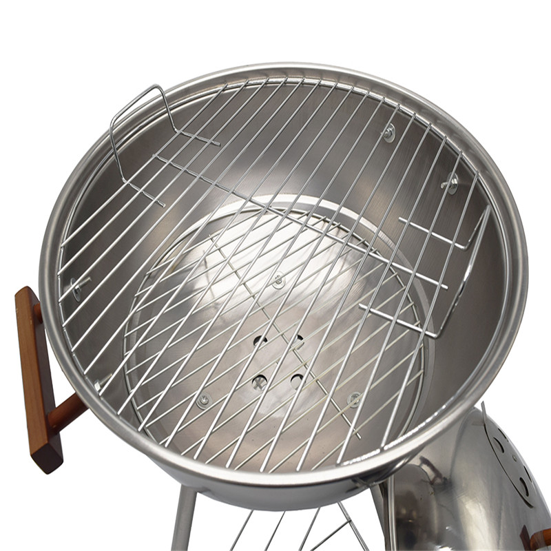 Grill gualaigh neamh-iniompartha faoi dhíon BBQ