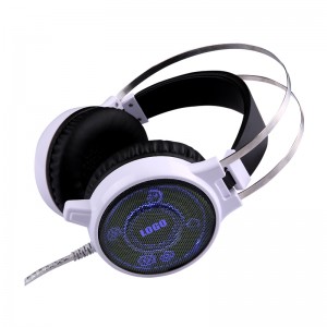 Monaróir na Síne headset cearrbhachais ardcháilíochta thar chluas le haghaidh ríomhaire