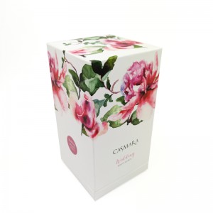 Lógó Saincheaptha Stíl Stampála Bosca Bronntanais Cairtchláir