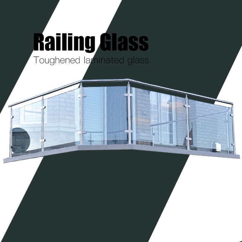 Praghas monarcha tSín de 8.76mm / 10.76mm / 12.76mm tempered Ráillí lannaithe gloine frosted
