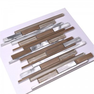 Foshan Cuideachta Shower Wall Mosaic Chustaim Tíleanna