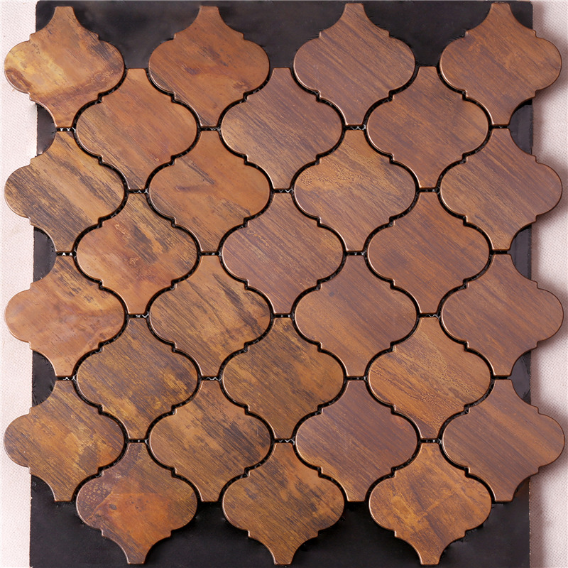 Backsplash tíleanna mósáic do laindéir chopair
