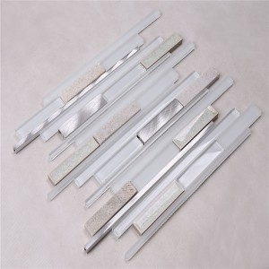 Monarcha HSD124 Stíl Stráice Mosaic Gloine Aigéan Gorm Crystal Gorm