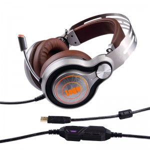2018 headset cearrbhachais nua OCP USB 7.1 thar chluas le haghaidh PC, ríomhaire glúine, Xbox AMHÁIN, PS4