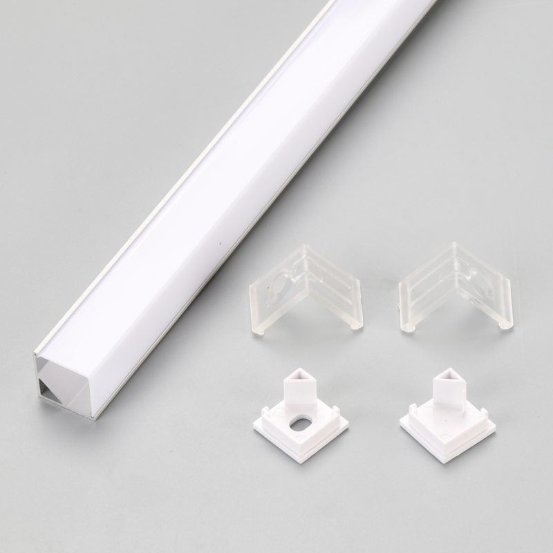 6063 cóimhiotal alúmanaim anodized faoi stiúir próifíl alúmanaim do sholas stiallacha LED stiúir próifíl alúmanam éadrom LED
