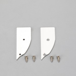 Próifíl alúmanaim próifíl easbhrúite LED cainéal alúmanaim le haghaidh stiallacha LED