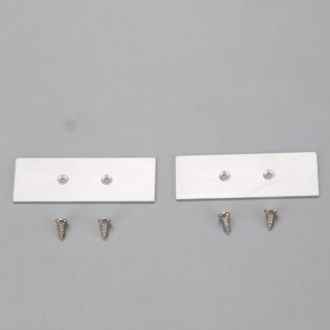 Dhá alúmanam taobh soilsiú taobh próifílí do flex LED, faoi stiúir alúmanam próifíl LED taobh taobh le haghaidh soilse téip LED