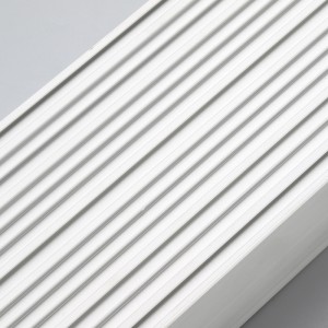 Próifílí soilse faoi stiúir 6060 T5 solas líneach alúmanaim le haghaidh stiall LED