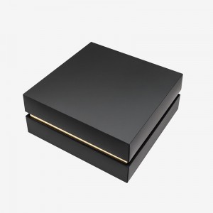 Logo Fancy Hot Stamping Logo Gift Flower Box Luas le Ribín