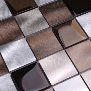 2018Aon meascán bevel Gloine Tíl seomra folctha 12x12mosaic