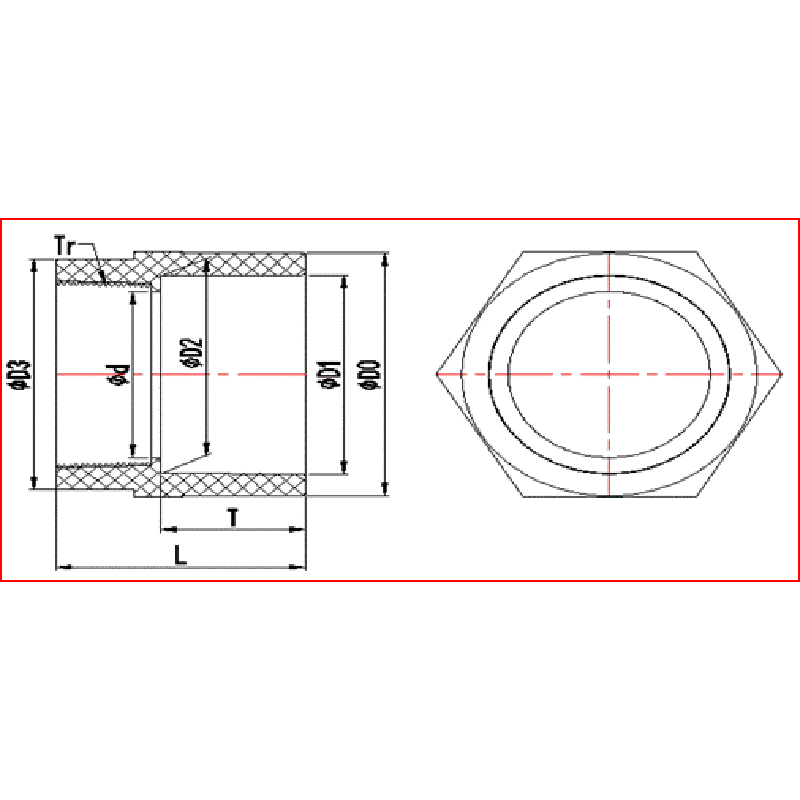 UPVC FEMALE ADAPTER