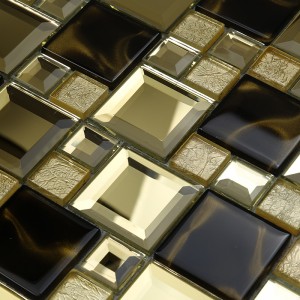 Decor Balla Foirgníochta Ábhar Órga Scáthán Gloine Scáthán Mórthach