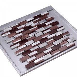 Meascán Leictreaphlátála Gloine Tíleanna Mósáic Alloy Alúmanaim HLC31