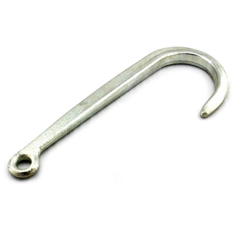 Forged Tow J Hook 3900 LBS WLL Clear Zinc