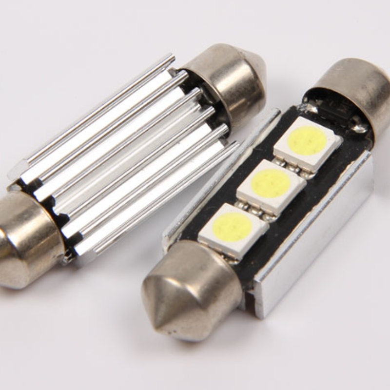 saor ó bhus canbus 5050 3smd 36mm faoi stiúir bolgán féile