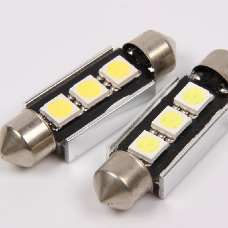 saor ó bhus canbus 5050 3smd 36mm faoi stiúir bolgán féile