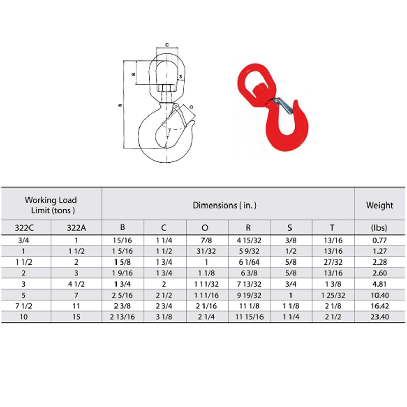 322A Hook Sclóine Suaite le Deil