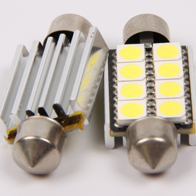 5050 8smd canbus saor ó ghluaisteán 42mm carr uathoibríoch 12V solas faoi stiúir an tsamhraidh faoi stiúir solas léitheoireachta