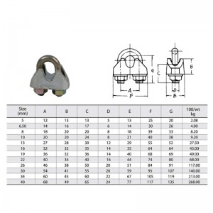 DIN 1142 Gearrthóg Rópa So-inslithe Galvanized