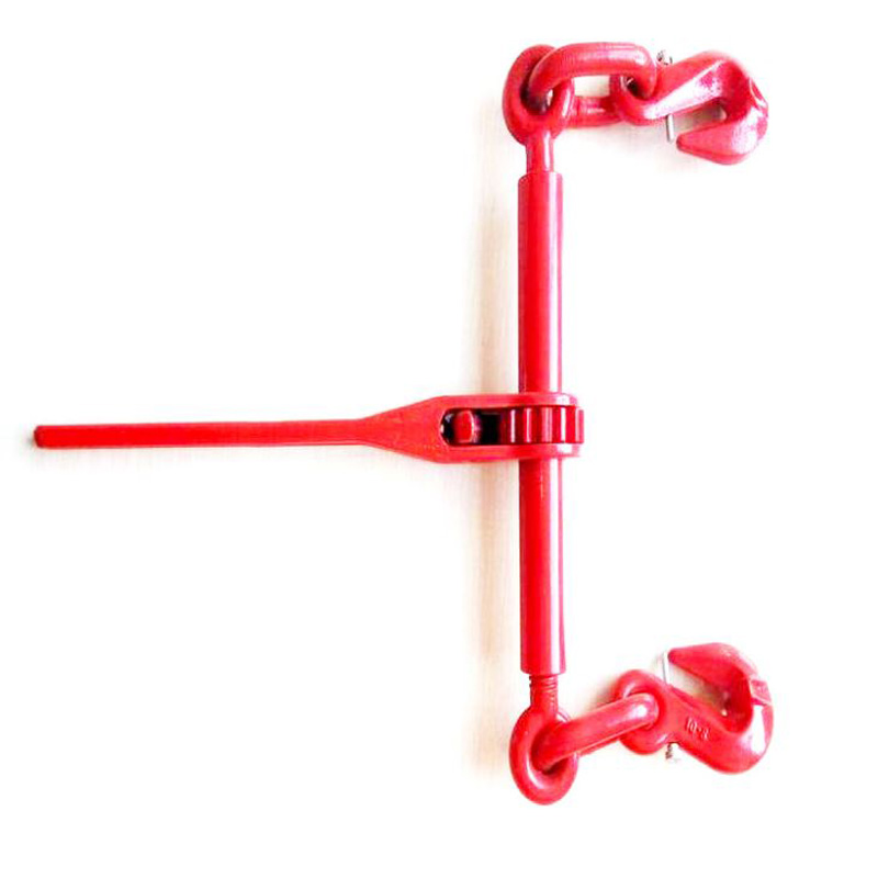 G80 Buail le Ceanglóir Lód Luchtaithe Cineál Ratchet na hEorpa le Safety Hooks