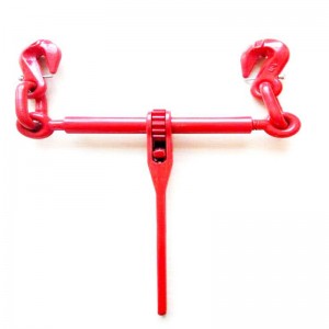 G80 Buail le Ceanglóir Lód Luchtaithe Cineál Ratchet na hEorpa le Safety Hooks