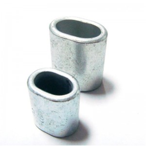 Muinchille sleamhnán cruach Oval S-506 muinchille neamhchaolaithe