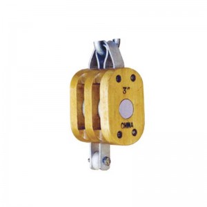 Bloc Dúbailte Bloc Adhmaid le Hook