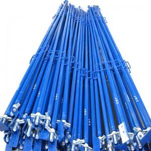 Brúigh Scafall Balla Tarraingt Prop Painted Blue