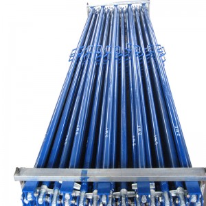 Brúigh Scafall Balla Tarraingt Prop Painted Blue