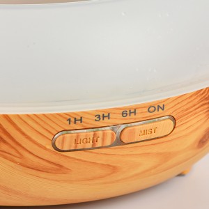 Díol te Baile Ultraonach Cumhra Adhmaid Aroma Mist Diffuser Machine