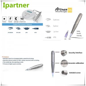 Ipartner Artmex V6 Meaisín Tattoo Makeup Buan Eyebrows Lip Micropigmentation MTS PMU