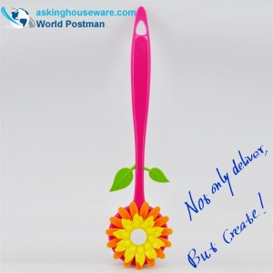 AKLBB001 Bláth Láimhseála Fada Scuab Glanadh Bog Bath múnlaithe