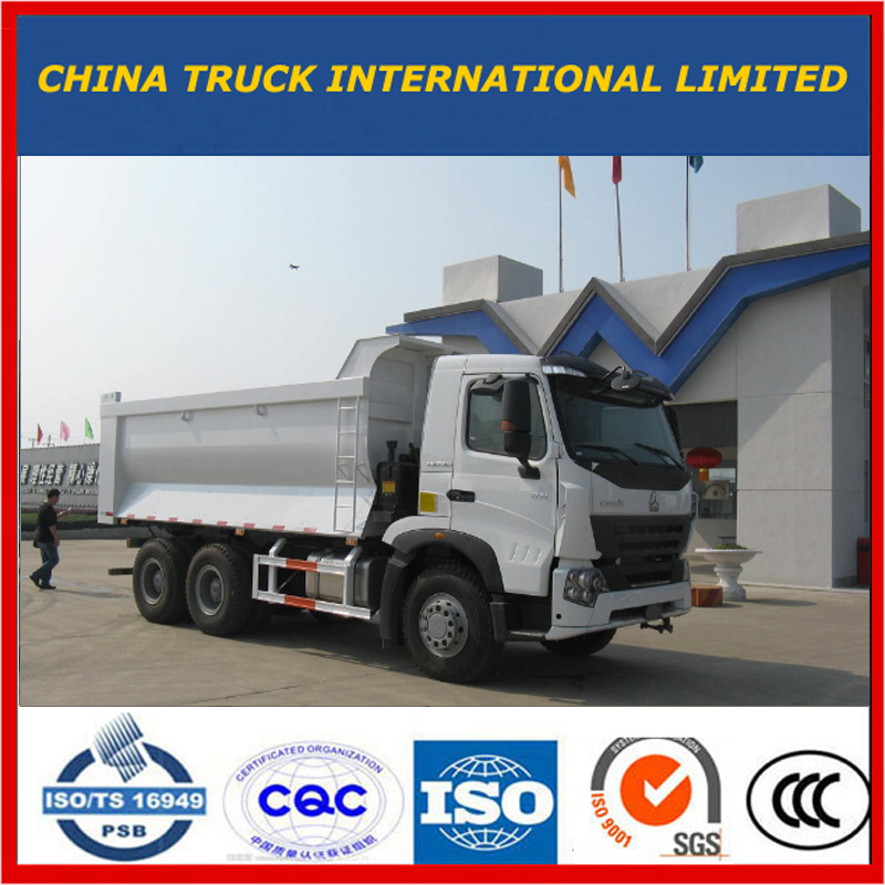 SINOTRUK 30tons 20m3 371HP 6X4 10Seallaigh HOWO Sracaire / Dumpaire / Dumpáil Trucail