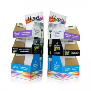 Seastán Taispeáin Táirgí Cairtchlár YJ Pop Up, Raca Taispeáin Urláir Carton roctha, Aonad Scairbh Seasaimh Taispeáin Páipéar