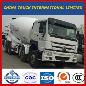 Dualgas Trom Ardchaighdeáin 9m3 HOWO 6 * 4 Truck Meascadh Coincréite
