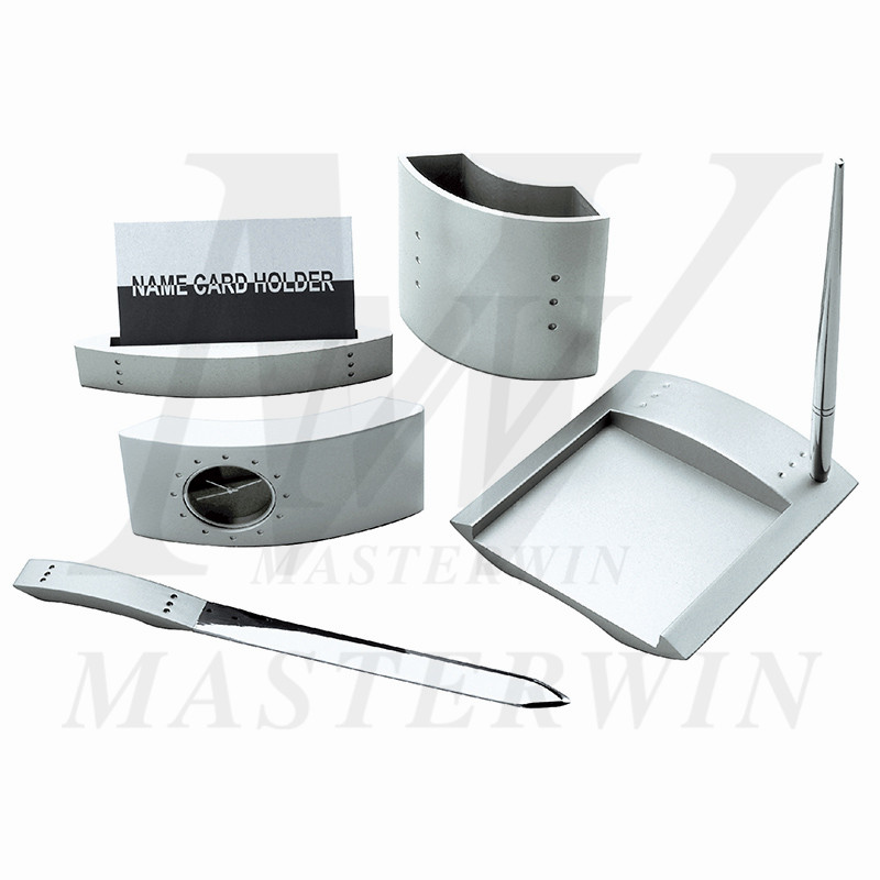 Five Pieces Metal Desktop Set_B9740