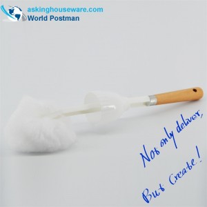 Láimhseáil Trá Scuab Leithris Akbrand le Scuab Níos Leithne