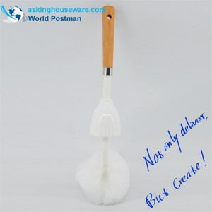 Láimhseáil Trá Scuab Leithris Akbrand le Scuab Níos Leithne