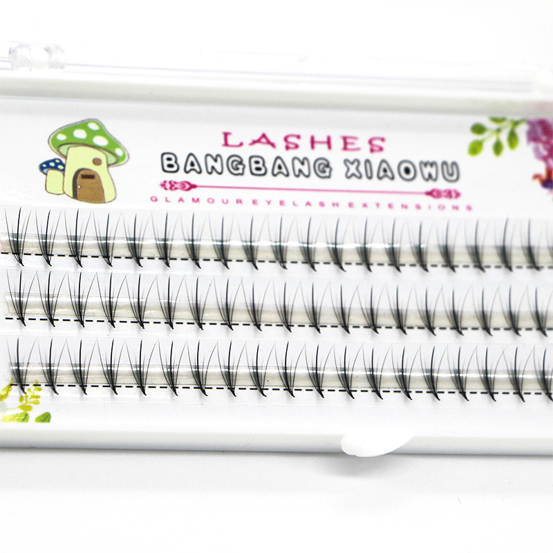 Barr Díoltóir 100% Monarcha Qingdao Lashes 5DVolume snáithín Le Meán Maol
