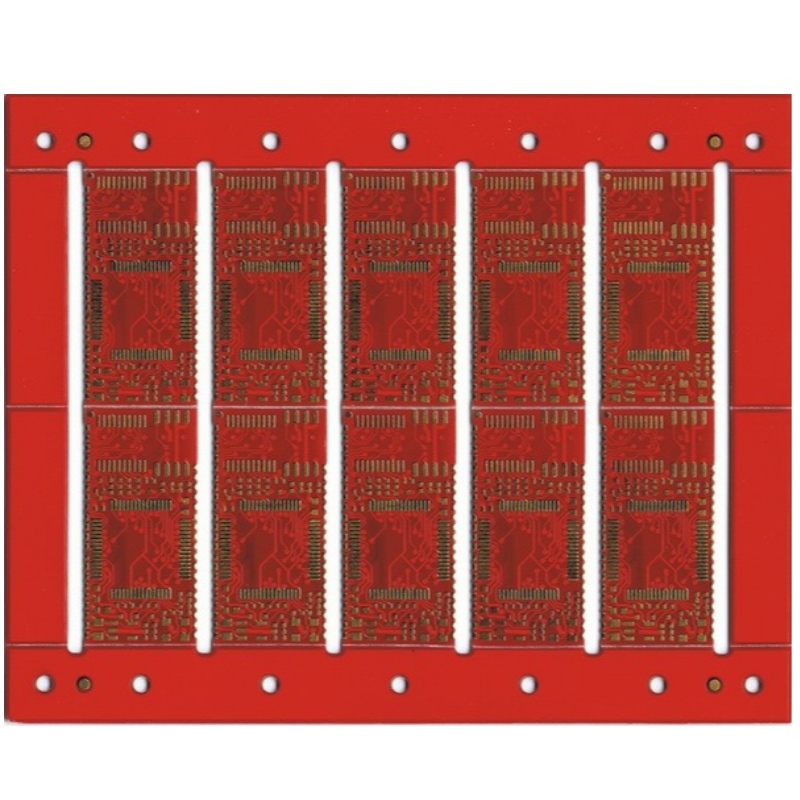 Ardmhinicíocht 4 chiseal HDI Hibrid PCB Vias líonta le roisín