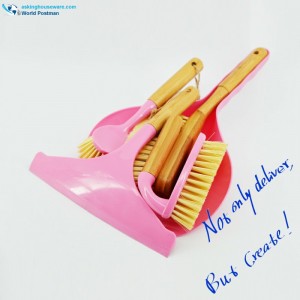 Scuaba Glanadh Bambú Teaghlaigh Akbrand Socraigh 4in1